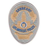 LAPD "SGT" SERGEANT Soft Badge Patch